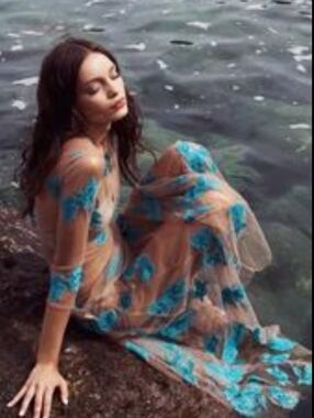For Love & Lemon Orchid Sheer Rare Maxi Dress - Sold Out Everywhere